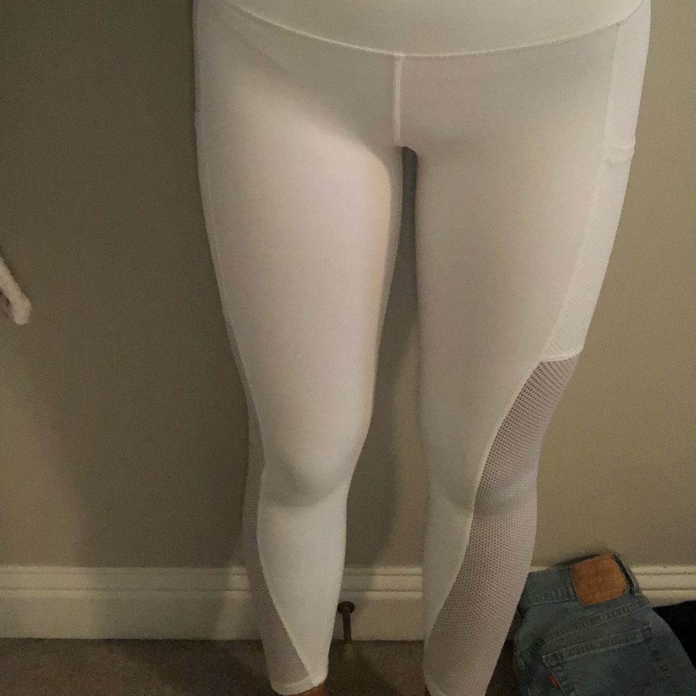 white leggings